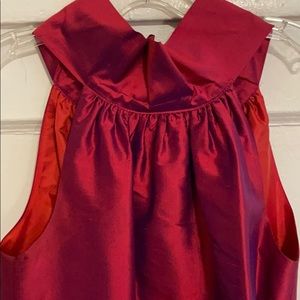 LaRoque Ruth high collar cocktail dress.